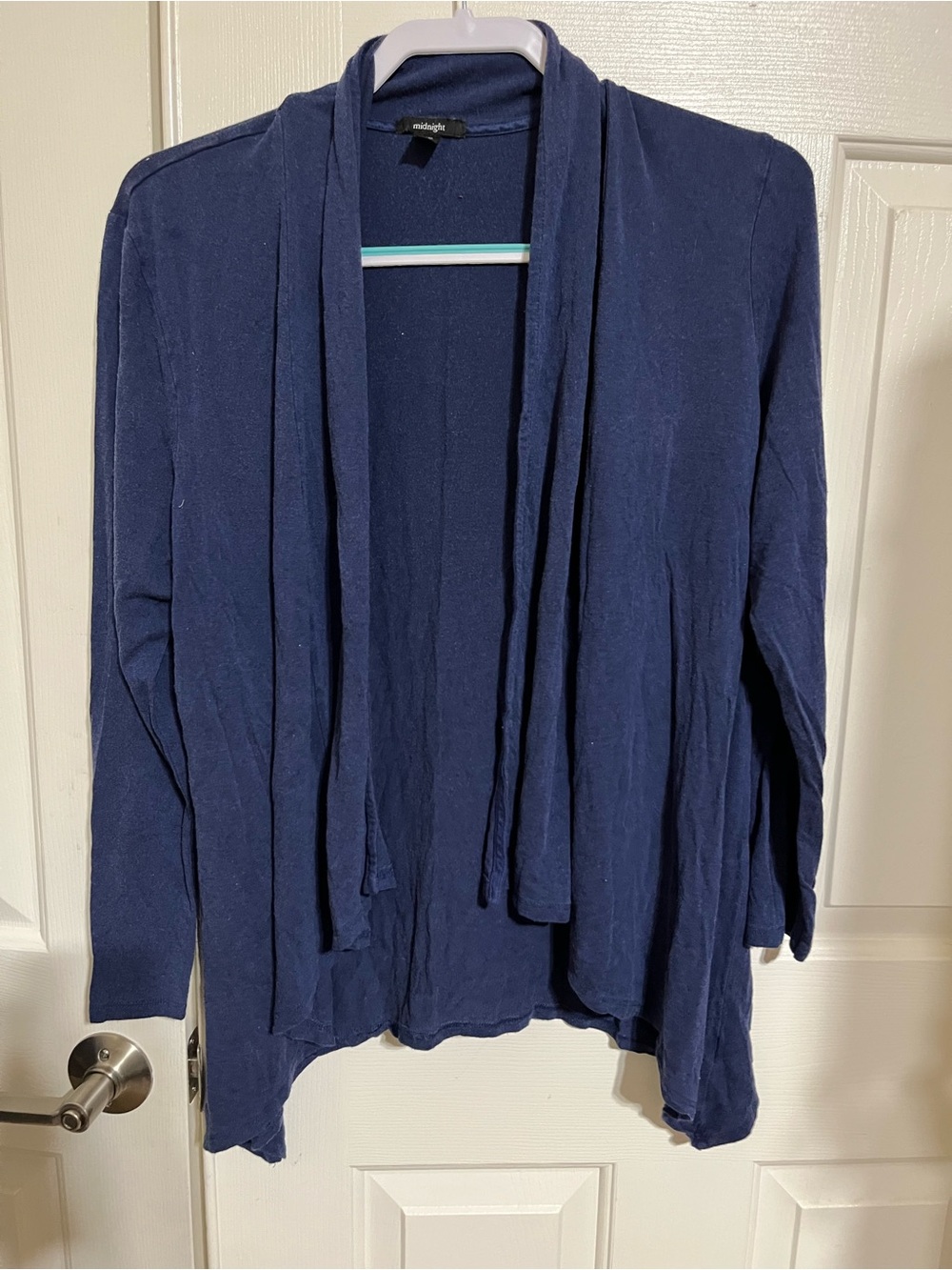 Navy Open-Front Women’s Cardigan Sweater
16-10